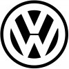 ELIART Nálepka na auto - Volkswagen logo Farba vinylovej nálepky: Zlatá 3002