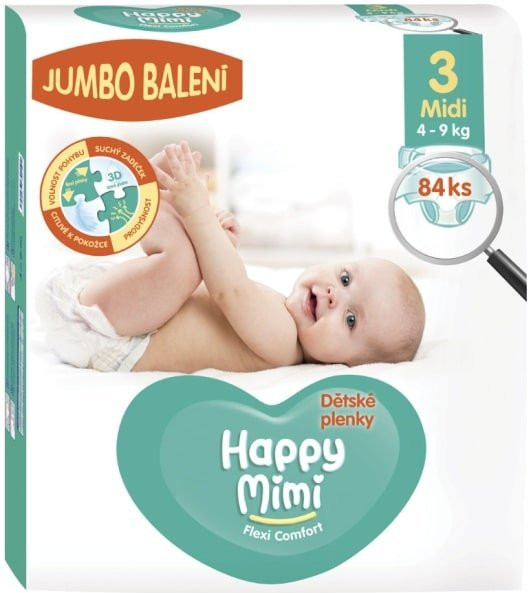 Happy Mimi Bella Happy Flexi Comfort Jumbo 3 84 ks