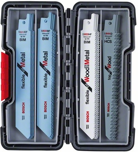 Slovakia product data sample: BOSCH "TOUGH BOX" Sada pílových listov 20 kusov Wood / Metal, 2607010902
