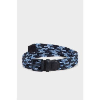 Gant opasok CONTRAST BRAID BELT modrá