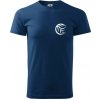 Volejbal lopta prso - Klasické pánske tričko vyššej gramáže - 3XL ( Polnočná modrá )