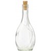 Kinekus Fľaša sklenená, 250ml, IKONA, s korkovým uzáverom