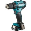 MAKITA DF333DSAE aku skrutkovač 12V/2*2Ah CXT, 30Nm, 450-1700 ot./min
