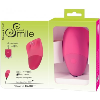 SMILE Thumping Touch rechargeable pulsating clitoral vibrator pink