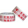 6 ks - Páska samolepiaca PP 50x66 tlač FRAGILE - Křehké