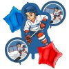 Súprava fóliových balónikov Hokej - 5 ks