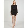 Čierna dámska sukňa s rukávmi ORSAY S