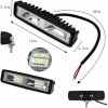 4 diely LED PRACOVNÁ LAMPA CÚVACIA REFLEKTOR 12V/24V Pracovné svetlá IP68