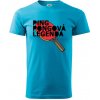 Ping Pongová legenda - Klasické pánske tričko vyššej gramáže - M ( Svetlý tyrkys )