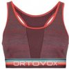 Ortovox 185 Rock'N'Wool Sport Top W mountain rose S; Červená podprsenka