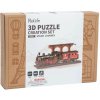 ROBOTIME Rolife 3D drevené puzzle Parná lokomotíva 405 dielikov
