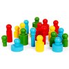 Bigjigs Toys Motorická vkladačka bloky 24 dielikov