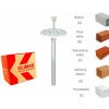 KLIMAS Wkret-met LTX-10 Tanierová hmoždinka s plastovým tŕňom a skrátenou expanznou zónou Ø10 mm 110 mm - 200 ks