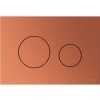 TECEloop - Plastové ovládacie tlačidlo pre WC, metalický červený bronz 9240937