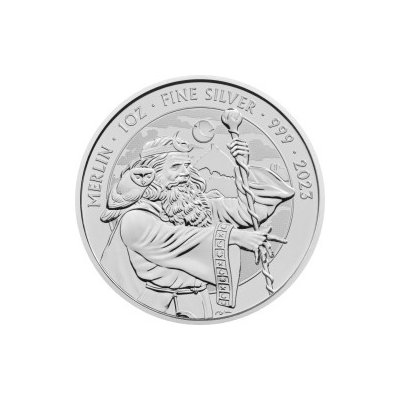 The Royal Mint strieborná minca Mýty a legendy - Merlin 2023 1 oz