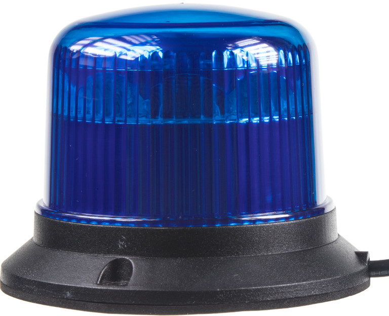 PROFI LED maják 12-24V 10x3W modrý ECE R10 121x90 mm