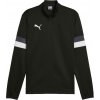 Pánska mikina na zips Puma, TEAMRISE 1/4 ZIP TOP čierna,biela L