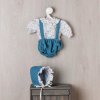 Obleček na miminko-chlapečka Lea - blůzička, kraťasy na šle a čepička (Miminka od firmy Asivil ze Španělska)