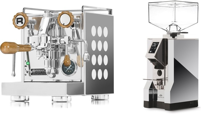 Set Rocket Espresso Appartamento + Eureka Mignon Specialita