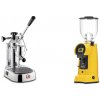 La Pavoni Europiccola Lusso + Eureka Helios 75, yellow