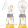 Medela PersonalFit Flex™ fľaša 2x150 ml + PF Flex S (21 mm) prsný nadstavec 2 ks + PF Flex M (24 mm) prsný nadstavec 2 ks + PF Flex konektor 2 ks + hadička 1 ks + manuál 1 ks