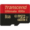 Transcend microSDHC 8GB UHS-I U1 + adapter TS8GUSDHC10U1
