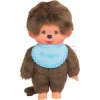 Monchhichi Mončiči chlapec so svetlomodrým podbradníkom 20 cm