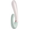 Vibrátor Satisfyer Heat Wave Mint, smart silikónový vibrátor s vyhrievaním