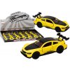 LEAN TOYS Športové auto 1:32, kovové – žltá