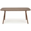 Halmar MIGUEL jedálenský stôl 160/90/75/131cm, MDF/dýha, orech/orech