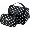 Dámska kozmetická taštička kufrík organizér do kabelky, sada 2 kozmetických taštičiek Noble