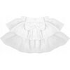 Bavlnená sukňa pre dievčatko, mušelínová biela Nicol
