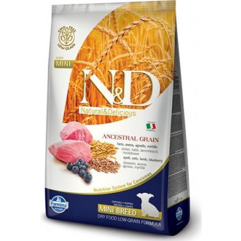 N&D Low Grain Adult MINI lamb and blueberry 7 kg