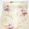 Samolepiace tapety 45 cm x 10 m IMPOL TRADE 9130, kvety s ornamentami na béžovej omietke, Samolepiace tapety