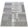 DY Sivý koberec s geometrickými vzormi Enigma 10 Rozmer: 160x220 cm