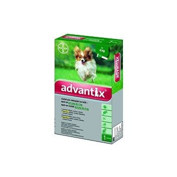 Advantix spot-on pre psy do 4 kg 1 x 0,1 ml