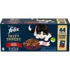 Felix Tasty Shreds hovädzie, kura, kačka, morka v šťave 44 x 80 g