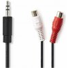 Nedis CAGB22250BK02 Kabel Jack3,5-2xRCA