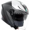 AGV K5 JET EVO E2206 CONTROL MATT BLACK/WHITE Velkosť: XL