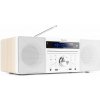Audizio Prato mikrosystém s FM/DAB+, CD, USB a Bluetooth, biely