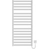 Mario-Radiators | Kúpeľňový rebríkový radiátor HF OXFORD 255W/230V 117x53 cm biela pravá | MR0023