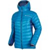 Sir Joseph Atol hooded Lady II turquoise/navy lehká dámská péřová zimní bunda s kapucí DWR S