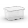 KIS Plastový úložný box - T Box XXS, Transparentní, 5 L