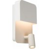 Lucide | Lucide 79200/08/31 - LED Nástenné svietidlo BOXER LED/5W/230V + LED/5W USB biela | LC3429