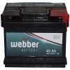 WEBBER Autobatéria 12V, 45AH, 400A,WA0450