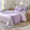 VK Bavlnená posteľná bielizeň Constance, lila, 140 x 200 cm