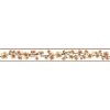 Samolepiaca bordúra D58-031-3, rozmer 5 m x 5,8 cm, čerešňové kvety žlut, IMPOL TRADE