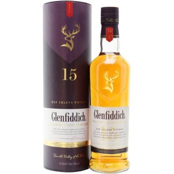 Glenfiddich 15y 40% 0,7 l (tuba)