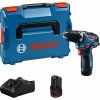 Bosch Akumulátorový vŕtací skrutkovač GSR 12V-35, L-Boxx, 2x aku 06019H8002