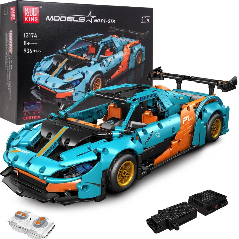 Mould King RC Športové Auto P1-GTR 936ks 1:14 Dual Mode Control